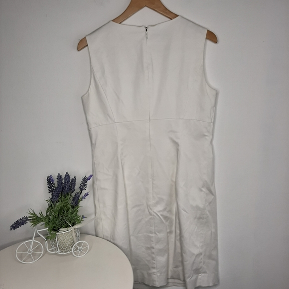 Anne Klein White Embelished Dress size 10 - Picture 7 of 7